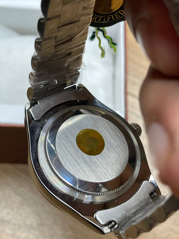 Stone Buzzle Date & Day Working (Blue Dial)