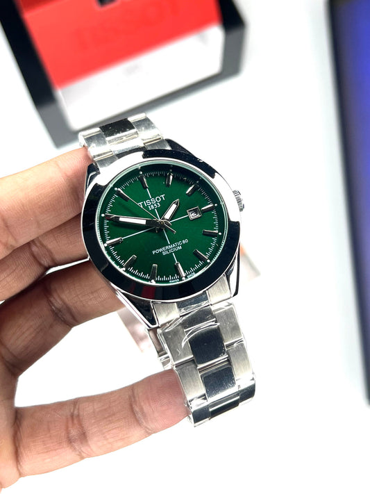 Tissot Smooth bezel (Emerald Green Dial)