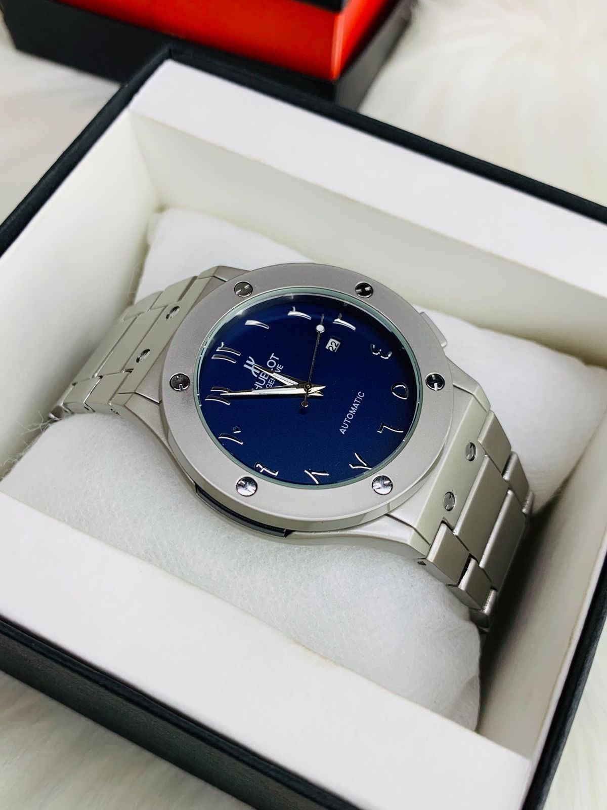 Hub-lot Arabic Model (Blue Dial)