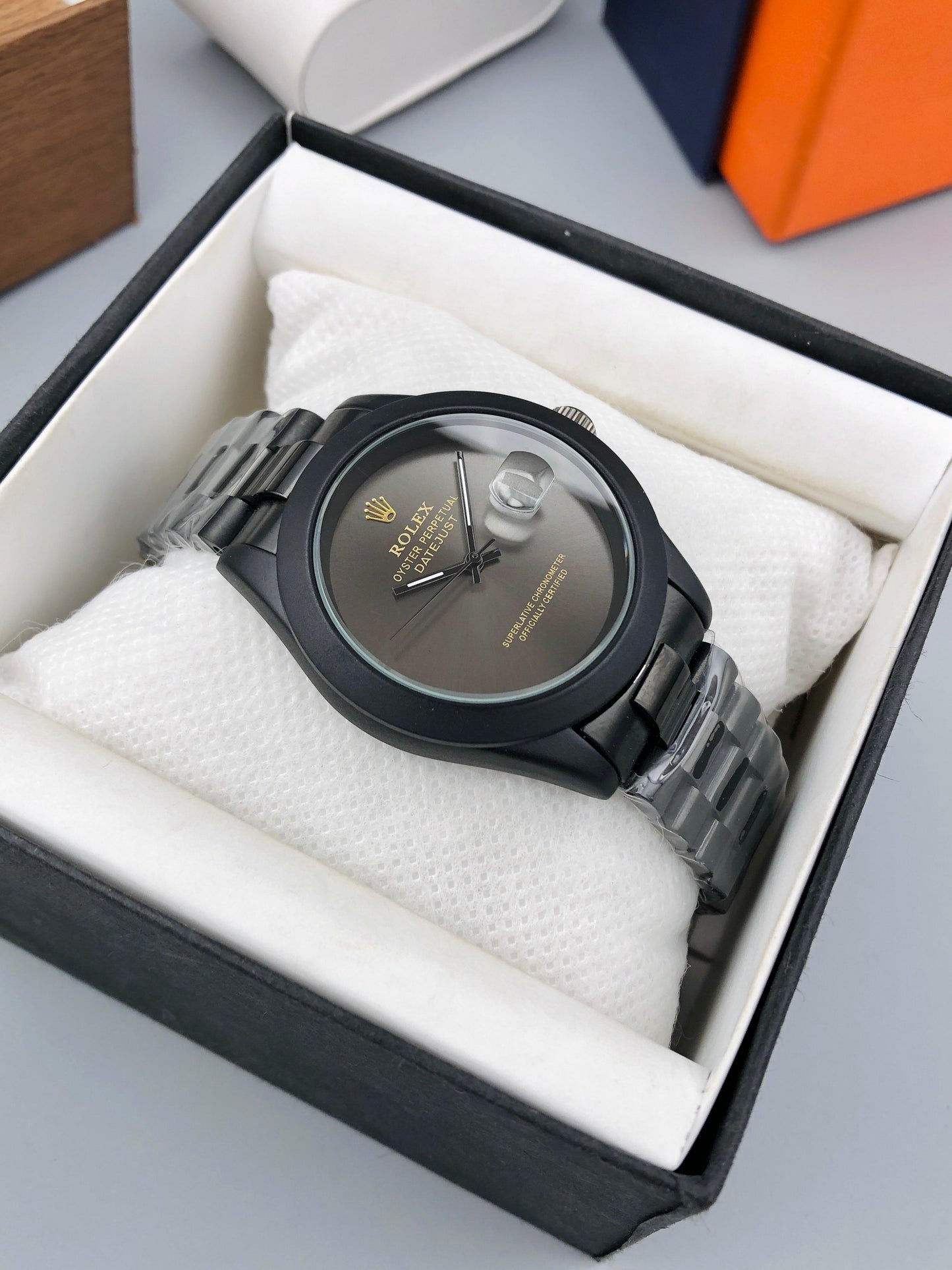 RLX MATTE BLACK MODEL (PLAIN DIAL)