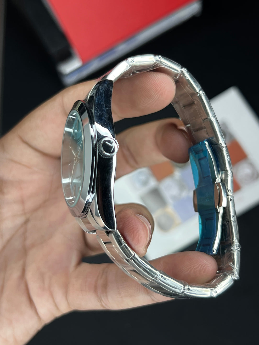 Tissot Smooth bezel (Ice Blue Dial)