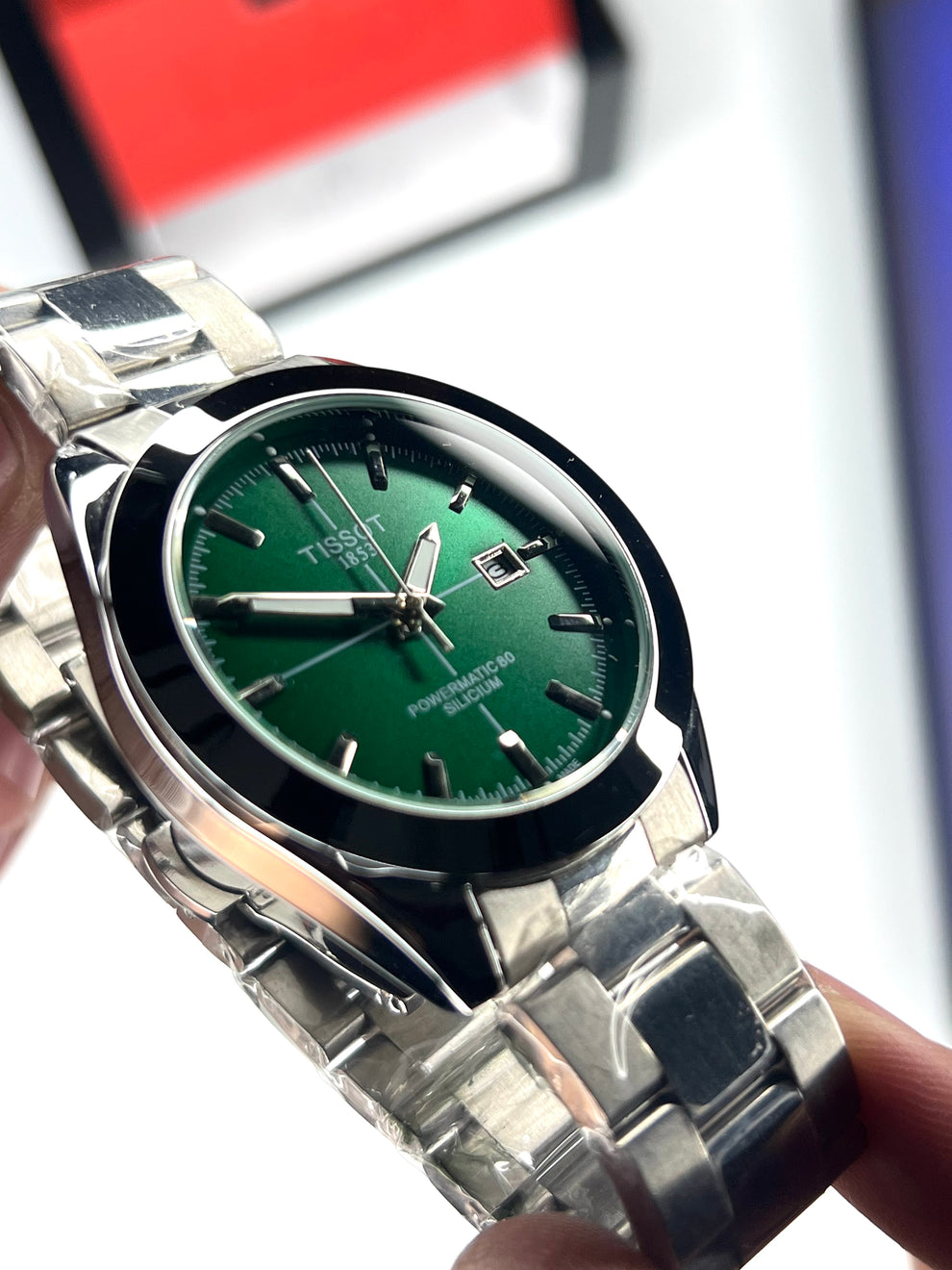 Tissot Smooth bezel (Emerald Green Dial)