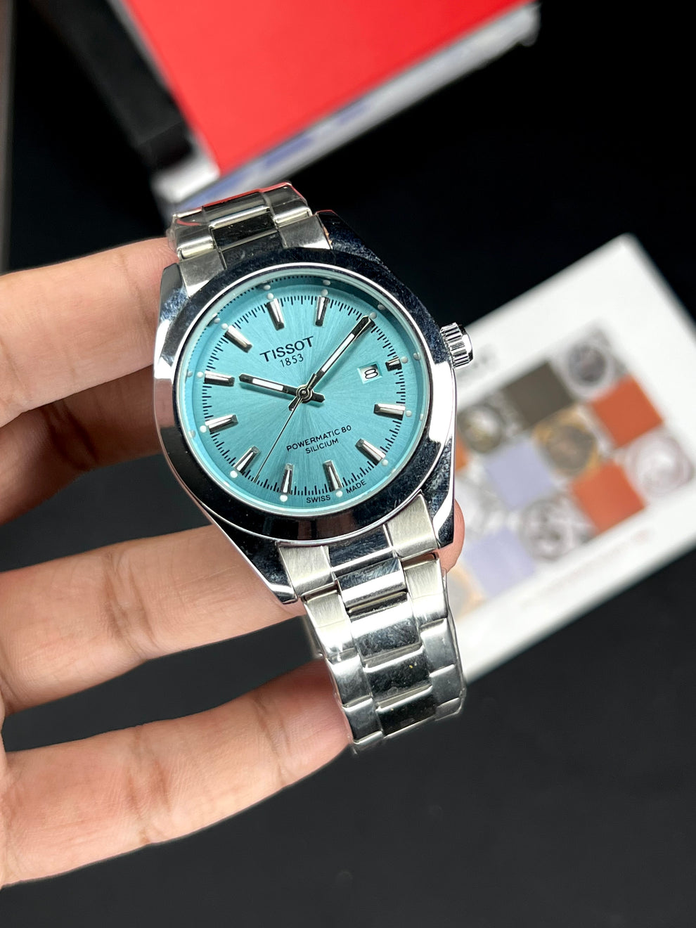 Tissot Smooth bezel (Ice Blue Dial)