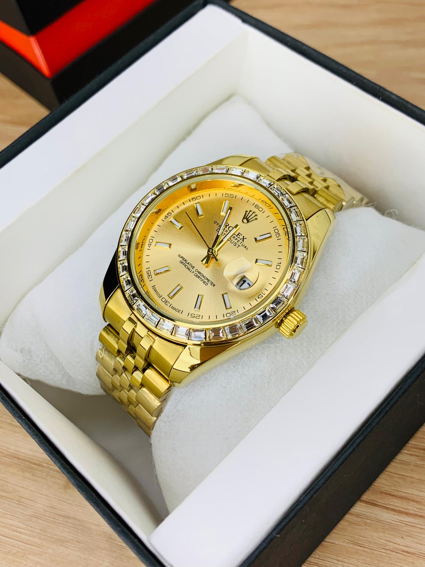 OYSTER STONE BEZEL MODEL | FULL GOLD