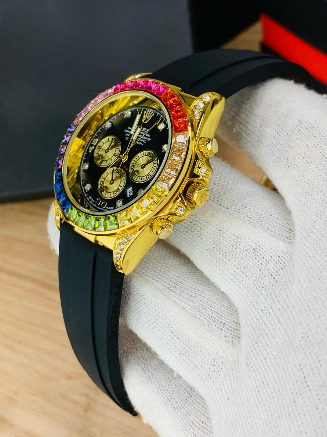 Daytona Rainbow Model | Gold Black