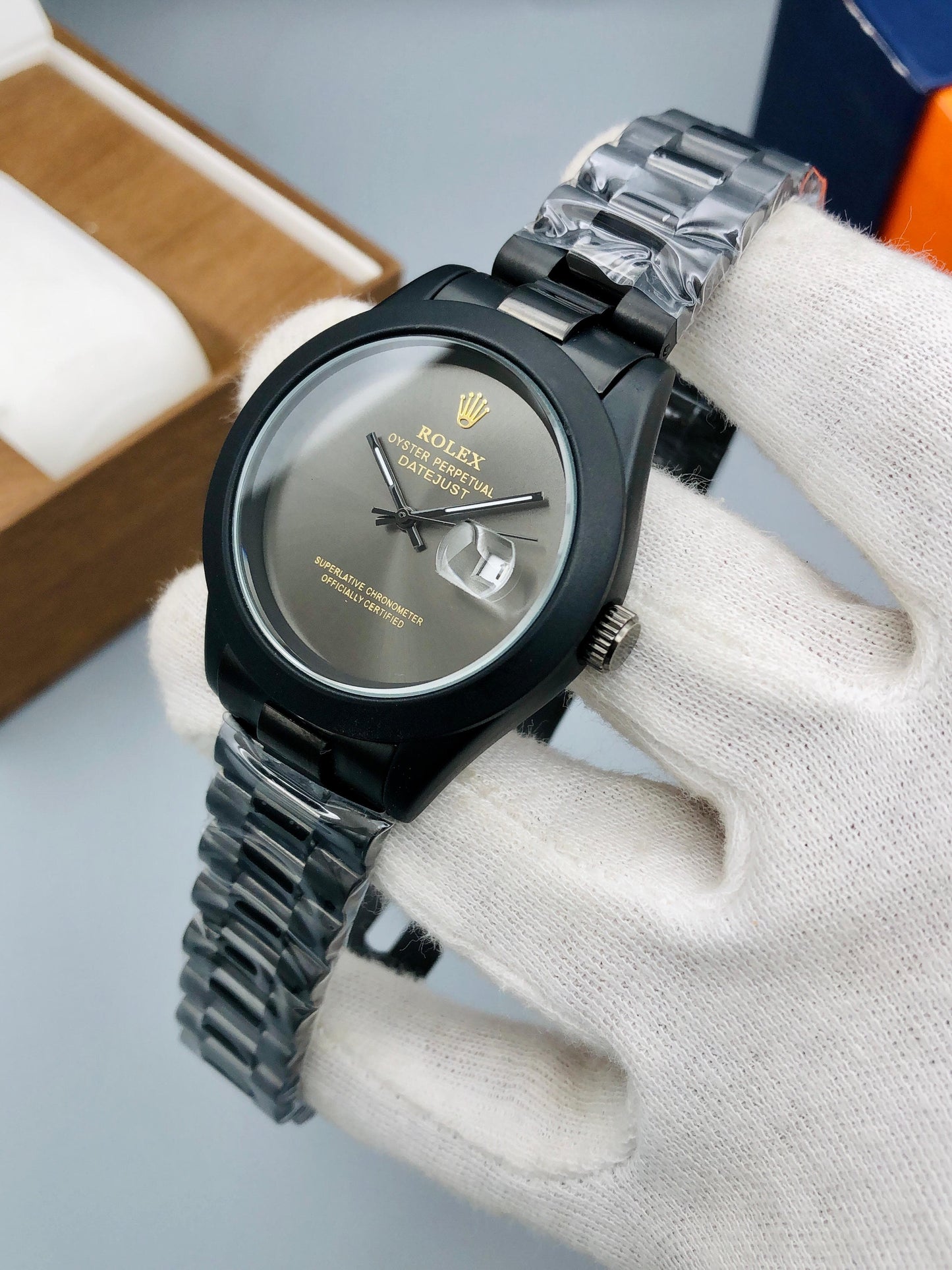 RLX MATTE BLACK MODEL (PLAIN DIAL)