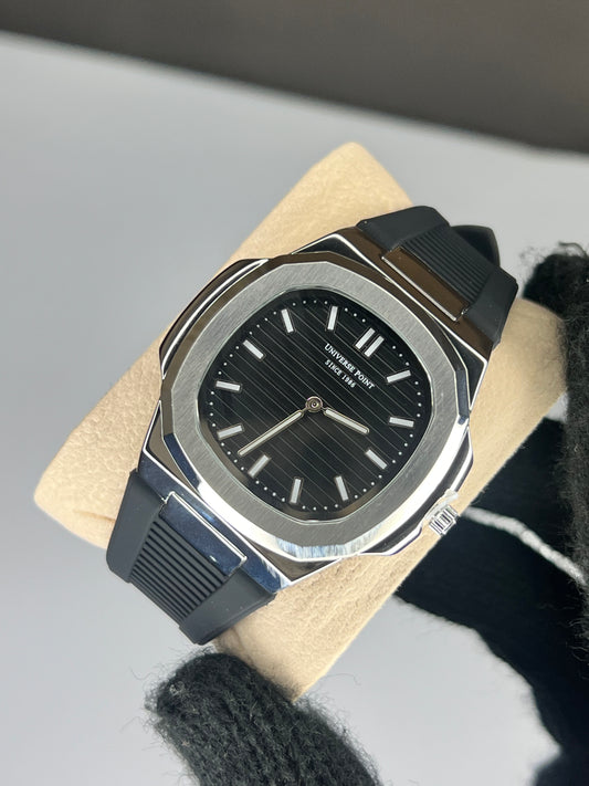 Universe Point Silicone Strap (Black Dial)