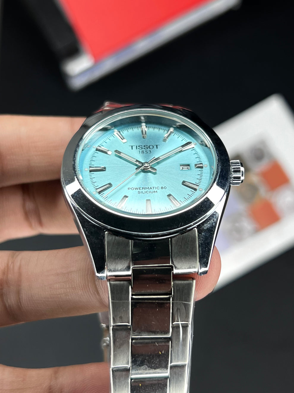 Tissot Smooth bezel (Ice Blue Dial)