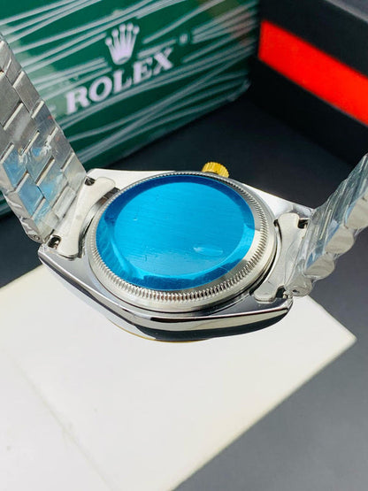 Rolex Stone Buzzle Date & Day Working (Gold Double tone)