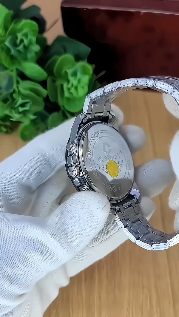 Cassray Date working Double tone dial (White & Black) – PREMIO WATCHES