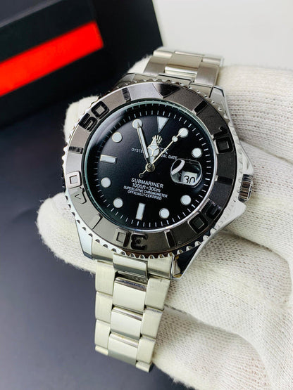 High Quality Submariner ( Silver Black )