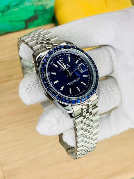 OYSTER STONE BEZEL MODEL | BLUE DIAL