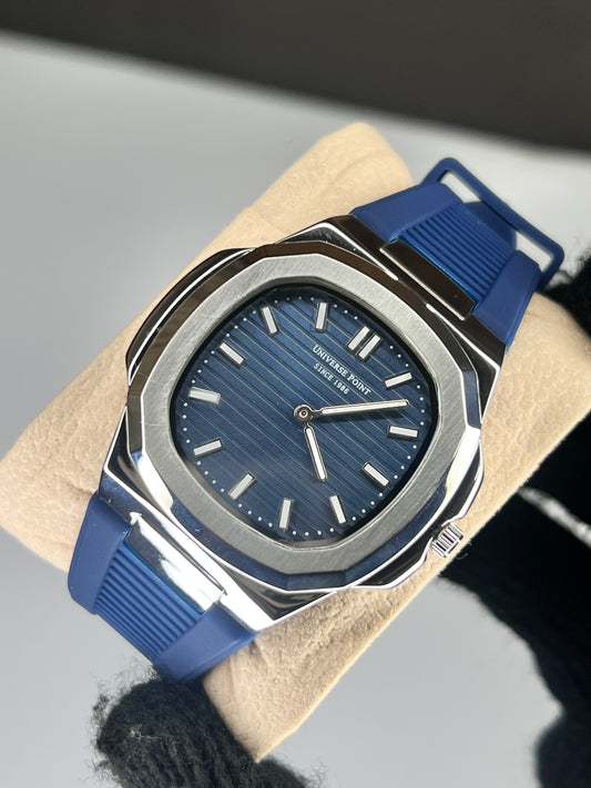 Universe Point Silicone Strap (Blue Dial)