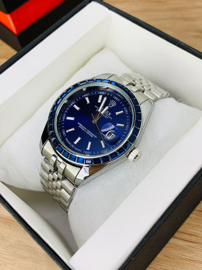 OYSTER STONE BEZEL MODEL | BLUE DIAL