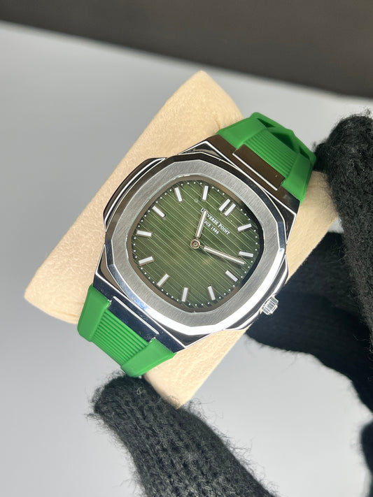 Universe Point Silicone Strap (Green Dial)