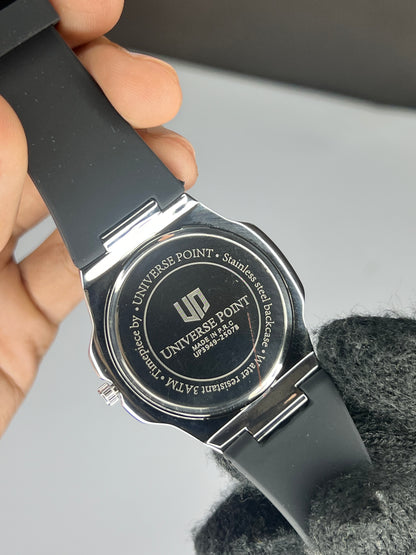 Universe Point Silicone Strap (White Dial)