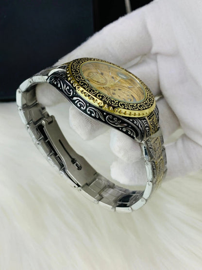 Imported Engraved Model (Two Tone Gold)