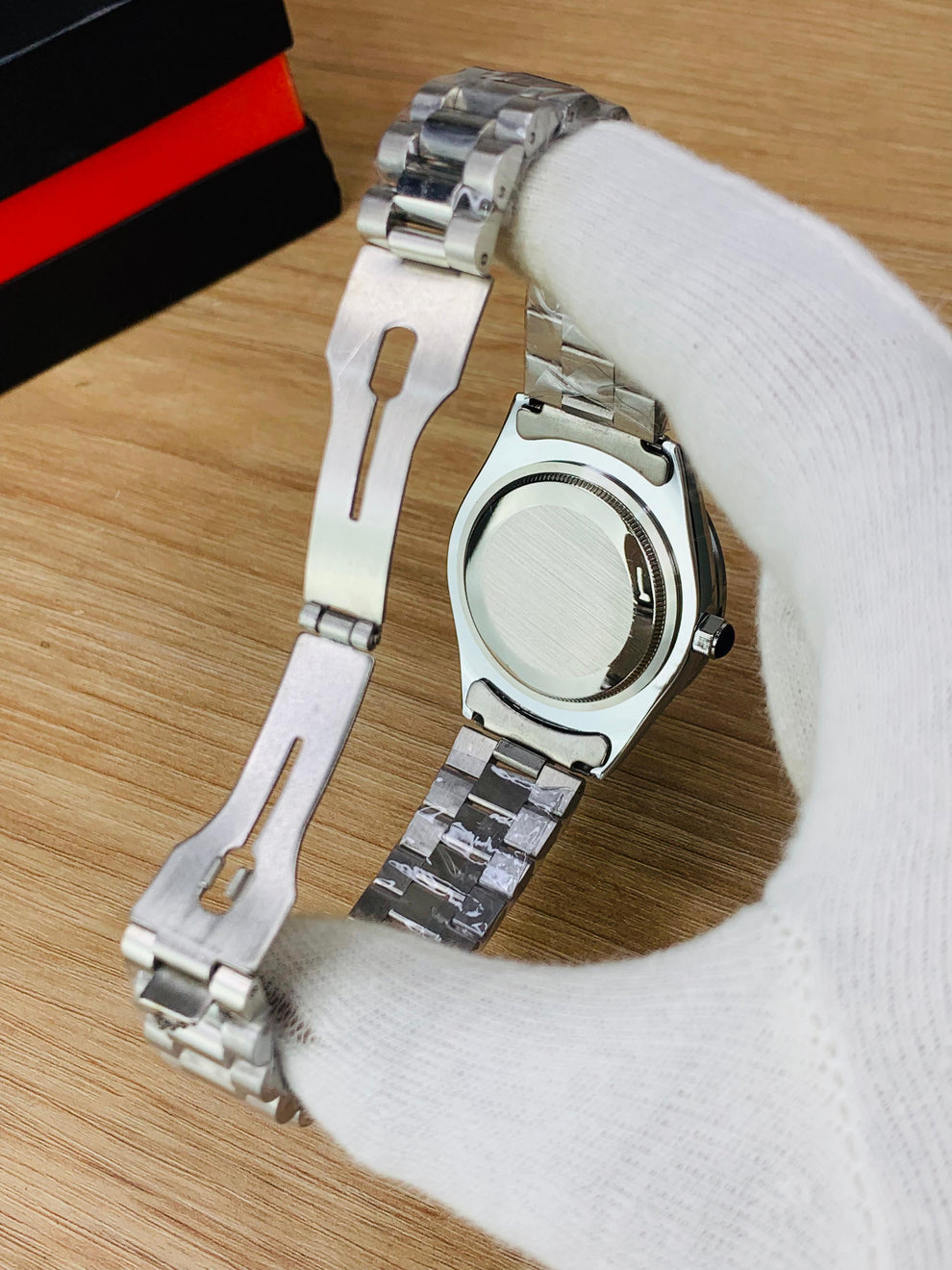 Stone Model | Silver Black dial