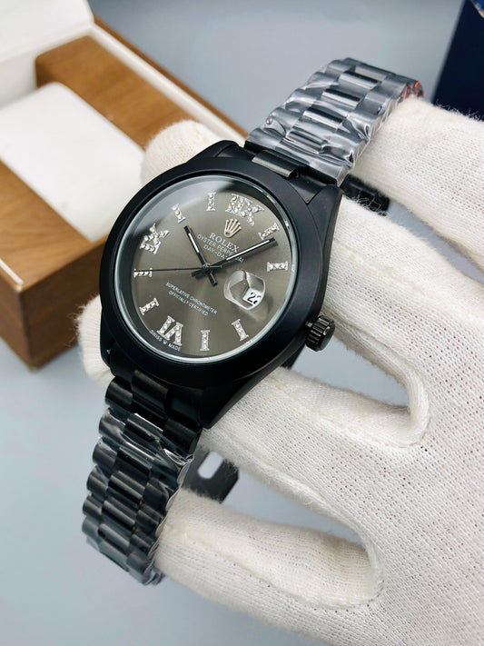 RLX MATTE BLACK MODEL (ROMAN STONE DIAL)