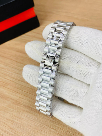 Stone Model | Silver Black dial